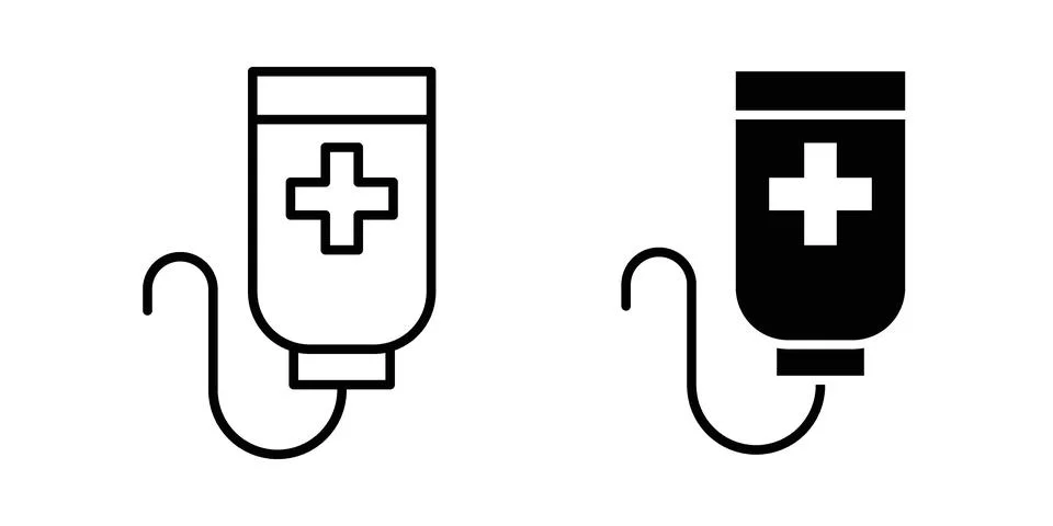 Chemotherapy icon vector design illustrations Stock Illustration