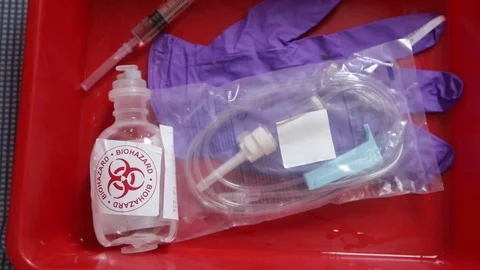 Chemotherapy-injection Video stock 115924782