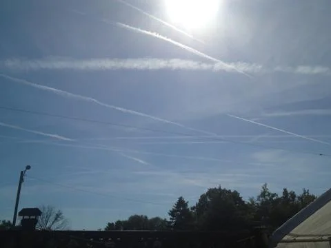 Chemtrails 01 Stock Photos
