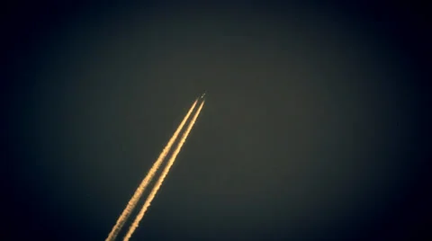 The chemtrails. Stock Footage 34380931