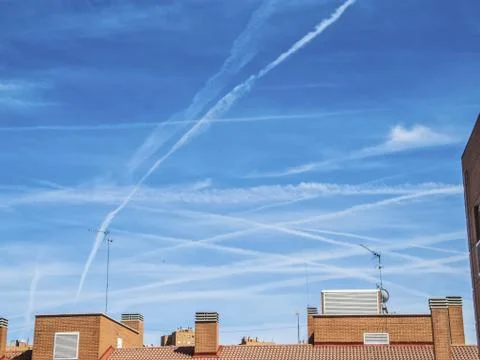 Chemtrails Stock Photos