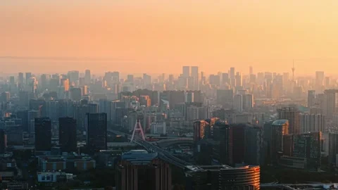 Chengdu Modern Skyline 4K Vídeos de archivo 334599340