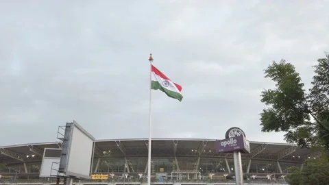 Chennai, India -August 14th 2021: Chennai International and Domestic Airport  Stock Footage