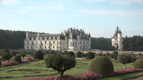 Chenonceau Castle Stock Footage 68892989