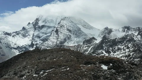 Chenresig, the highest mountain in Yading China 스톡 동영상 149985300