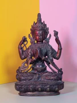 Chenrezig (Avalokite?vara) Stock Photos