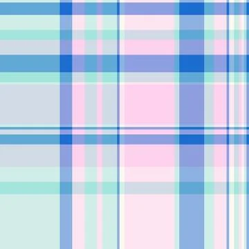 Chequered fabric texture pattern, classy check seamless background. Pattern.. Stock Illustration