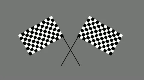 Chequered Flag 2 Vídeo Stock 11060469