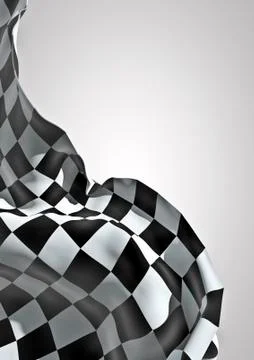 Chequered flag Ilustração Stock