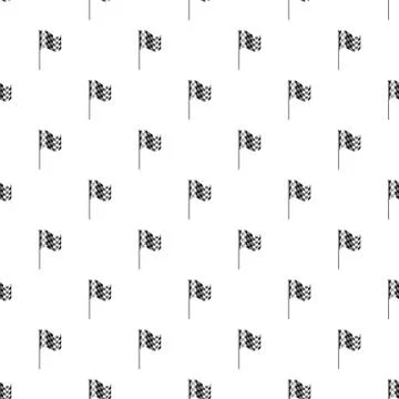 Chequered flag pattern Stock Illustration