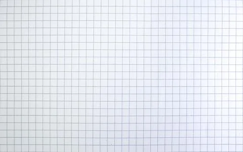 Chequered pattern empty page, mathematics copybook page , abstract textured.. Stock Photos