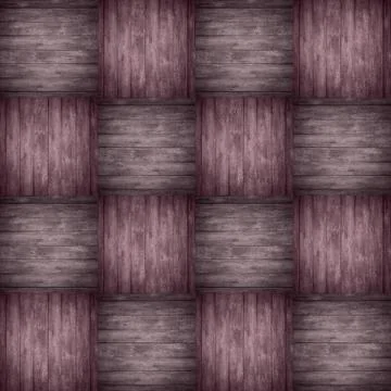 Chequered pattern wooden violet background Stock Photos