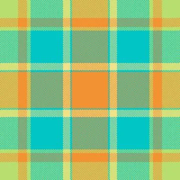 Chequered textile vector plaid, creation background fabric texture. Royalty.. Illustrazione stock