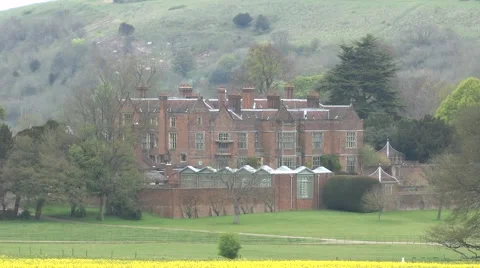 Chequers the country house retreat of the Prime Minister of the United Kingdom. Stock Footage