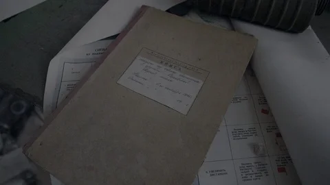 Chernobyl Exclusion Zone. Inside an Abandoned School in Mashevo Village. Wide Stock Footage 128667198
