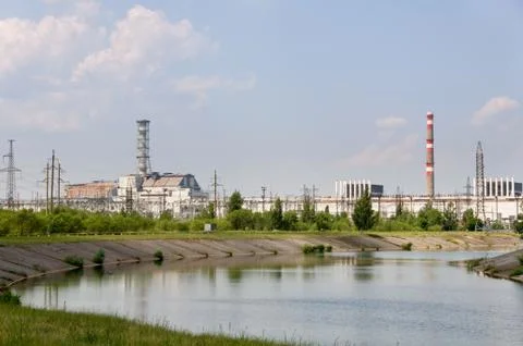 Chernobyl nuclear reactor Stock Photos
