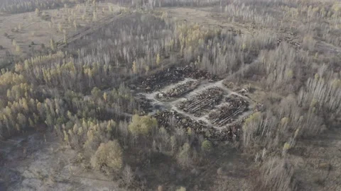 Chernobyl. Rusty machinery. 스톡 동영상 163960558