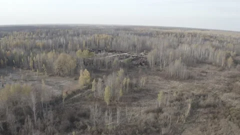 Chernobyl. Rusty machinery. 스톡 동영상 163960580