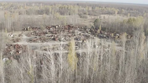 Chernobyl. Rusty machinery. 스톡 동영상 163960935