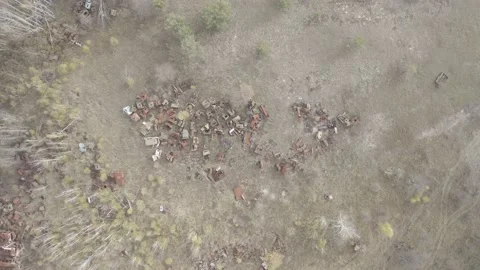 Chernobyl. Rusty machinery. 動画素材 163989676