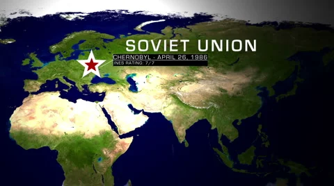 Chernobyl Soviet Union Nuclear Disaster 1986 2 in 1 Stock Footage 1848314