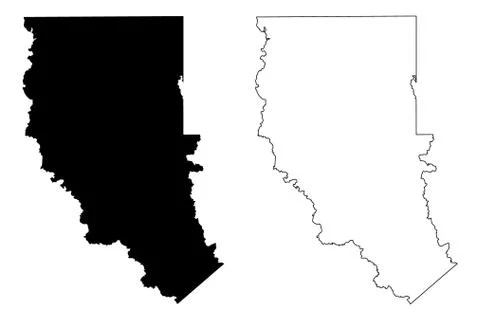 Cherokee County, Texas (Counties in Texas, United States of America,USA, U.S. Stock Illustration