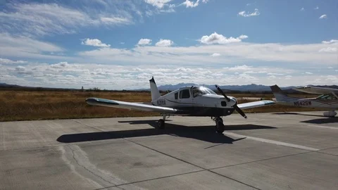 Cherokee plane in Nogales Stock Footage
