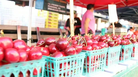 Cherries 4 Stock Footage 708458