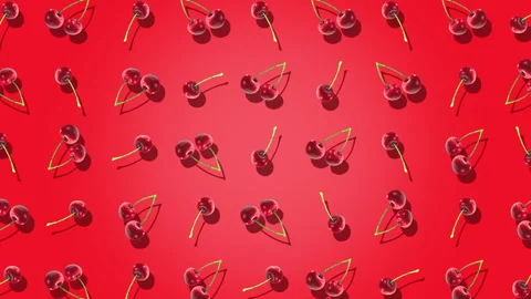Cherries Background Loop Stock Footage 247795106