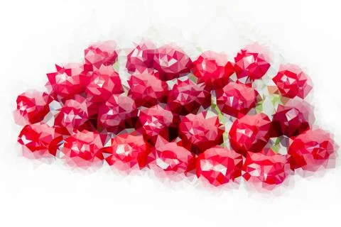 Cherries background texture diamonds Stock Illustration