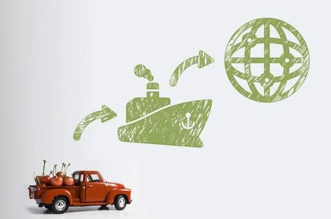 Cherries for export Stock Photos