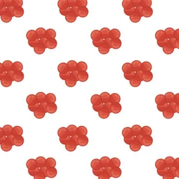 Cherries fruits nature pattern background Stock Illustration