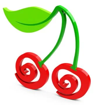 The cherries Stock Illustration