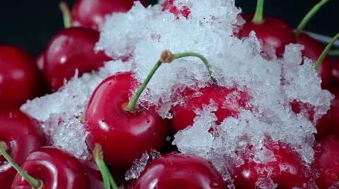 Cherries, Red Cherry on The Plate Видео 51593033