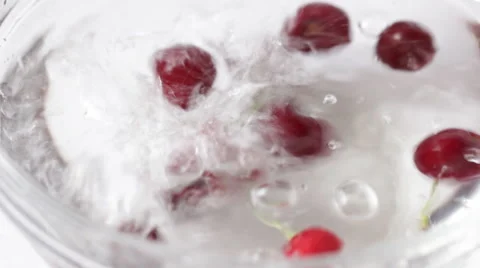 Cherries in a vase Stock Footage 51648997