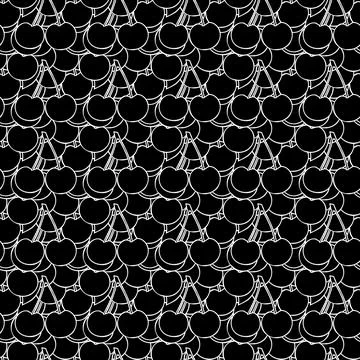 Cherry abstraction Stock Illustration