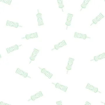 Cherry alcohol glyph seamless pattern Stock Illustration