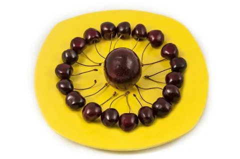 Cherry and plum Stock Photos