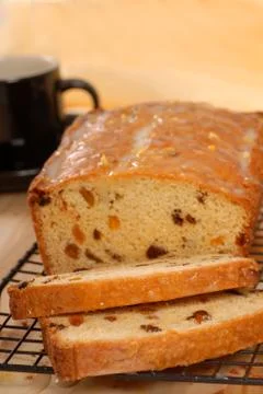 Cherry and raisin bread Stock Photos