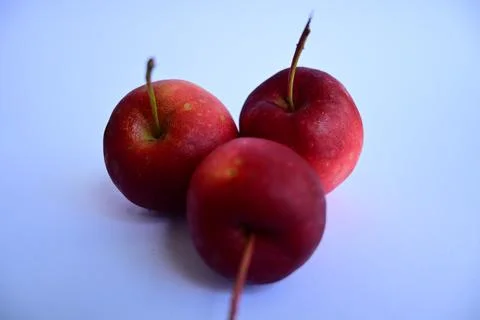Cherry apple, small size apple Foto stock