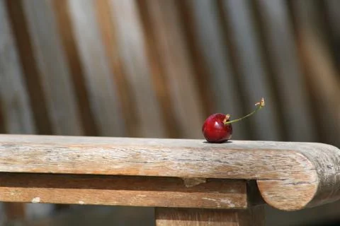 Cherry on the armrest Stock Photos