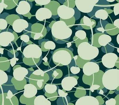 Cherry army pattern seamless. Cherries Military background. Ornament Protec.. Stock Illustration