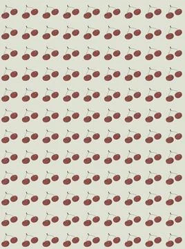 Cherry background Stock Illustration