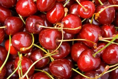 Cherry background Foto stock