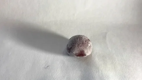 The cherry is being defrosted. time lapse Video stock 102898095