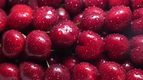 Cherry berry with dynamic light Stock Footage 156842668