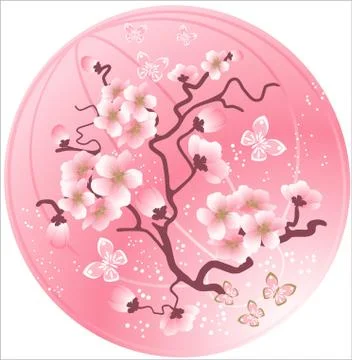 Cherry blossom background Stock Illustration