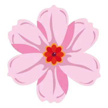 Cherry blossom icon Illustrazione stock