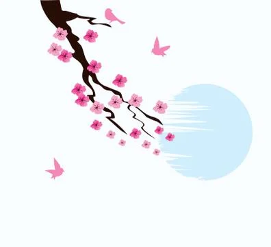 Cherry Blossom Stock Illustration