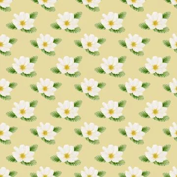 Cherry blossom pattern design for textile and wrapping applications Stock Illustration